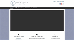 Desktop Screenshot of oberlaw.com